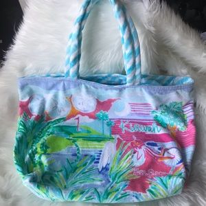 LILLY PULITZER destination Kiawah tote bag